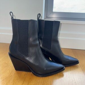 Reformation Leather Booties